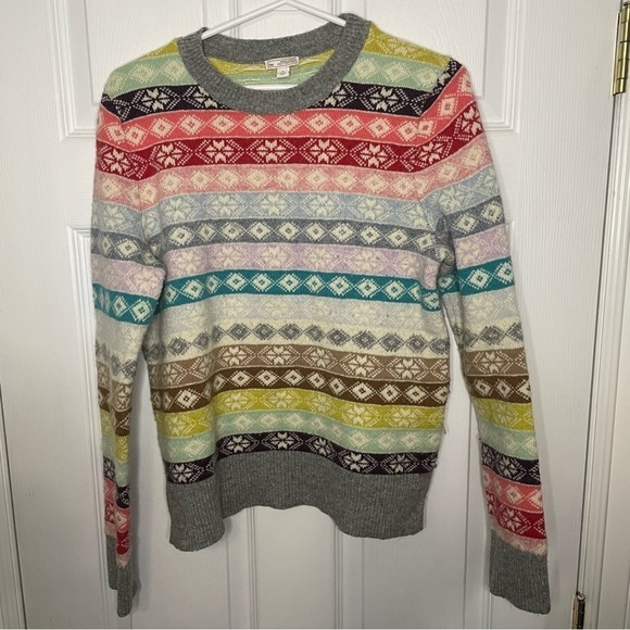 GAP Sweaters - Gap Vintage Wool Crewneck Colourful Nordic Style Cozy Pullover Sweater Medium